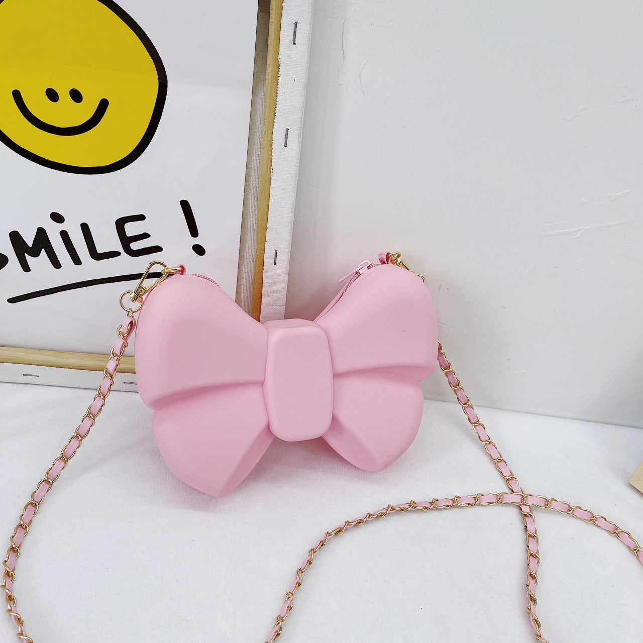 Diagonal Coin Purse Bow Princess Bag Parent-child Bag