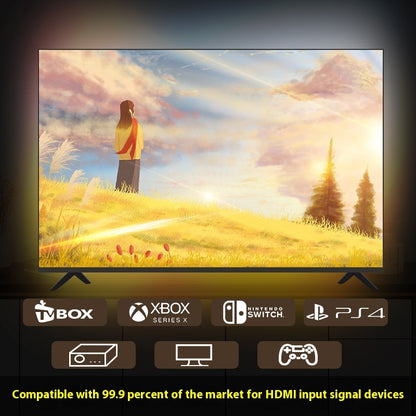 Graffiti Smart Acousto-optic Synchronous TV Ambience Light