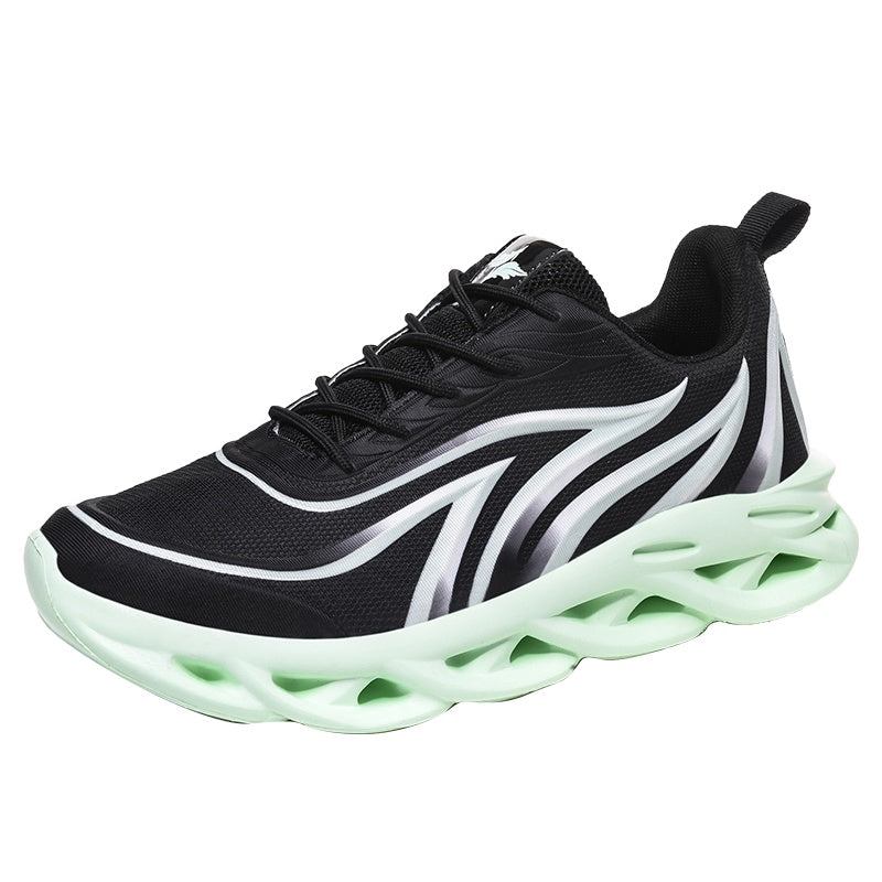 Sports casual running increase white shoes