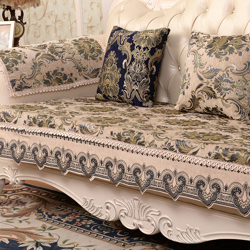Non-slip high-grade light luxury sofa cushion cover