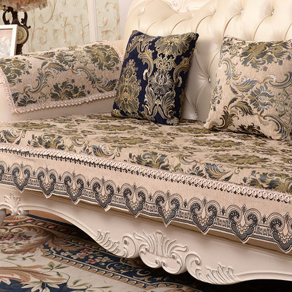 Non-slip high-grade light luxury sofa cushion cover