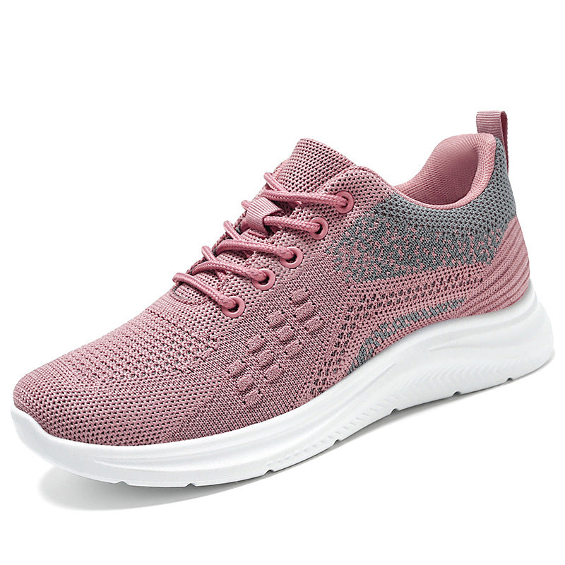 Lace-up Sneakers Women Light Breathable Flats Shoes - FLIPSTYLEZLLC