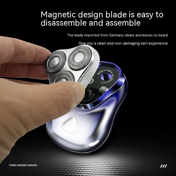 Fully Washable Portable Rechargeable Shaver