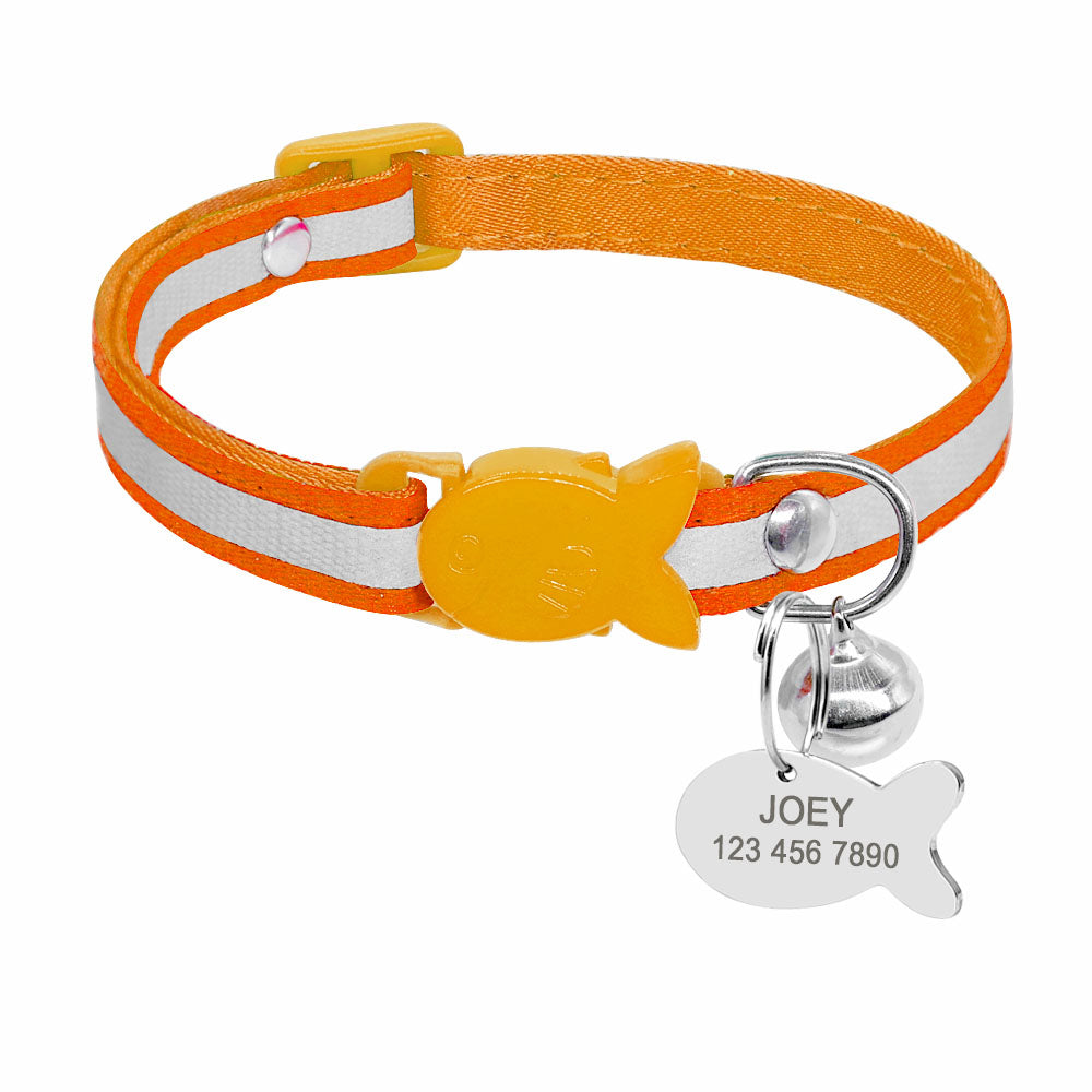 Collar Reflective Bell Adjustable Safety Buckle