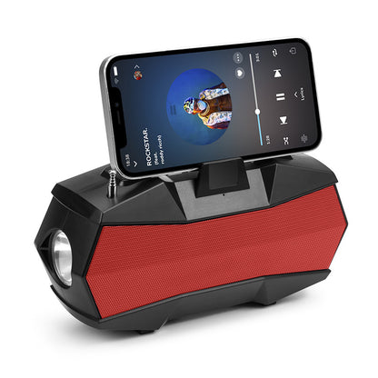 Bluetooth Speaker With Antenna Flashlight Gift