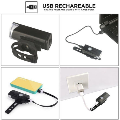 Bicycle headlight USB rechargeable