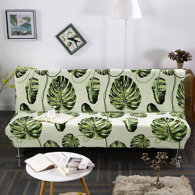 Fully surrounded one-piece sofa cover