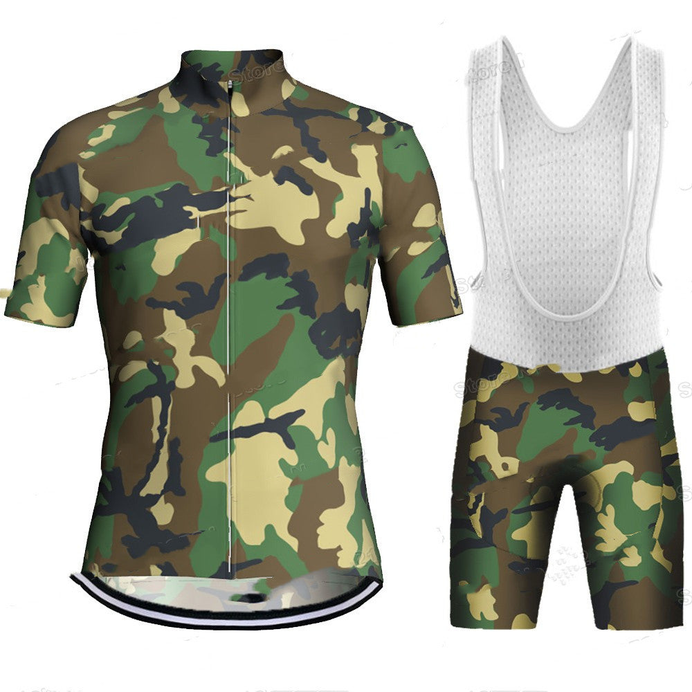 Short Sleeve Bib Cycling Suit Summer Road