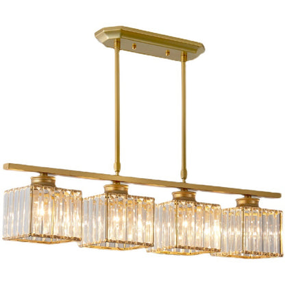 Light Luxury Elegant Crystal Dining Table Chandelier