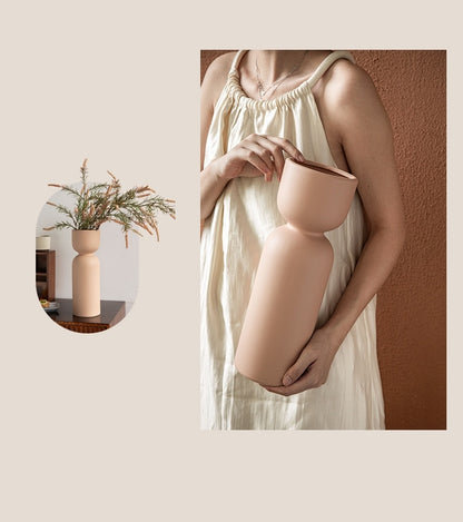 Morandi Nordic Ceramic Vase Model Room TV Cabinet Decoration Decoration