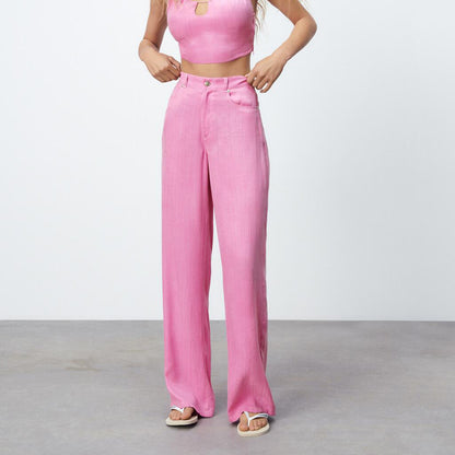 All-match Women's Summer New Product Line Decoration Drape Pants