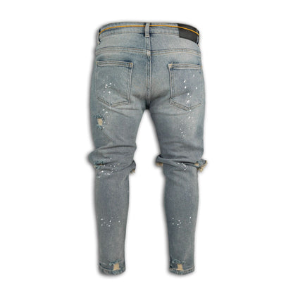 New men's paint jeans