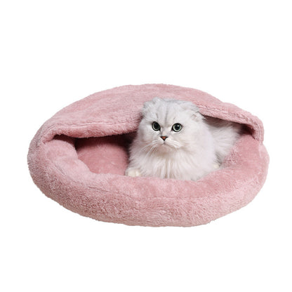 Round Nest Plush Cute Warm Winter