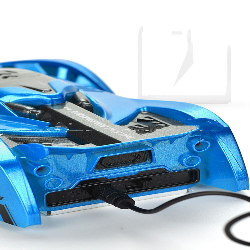 Infrared Stunt Programming Wall Climbing Car With Light To Send USB Charging