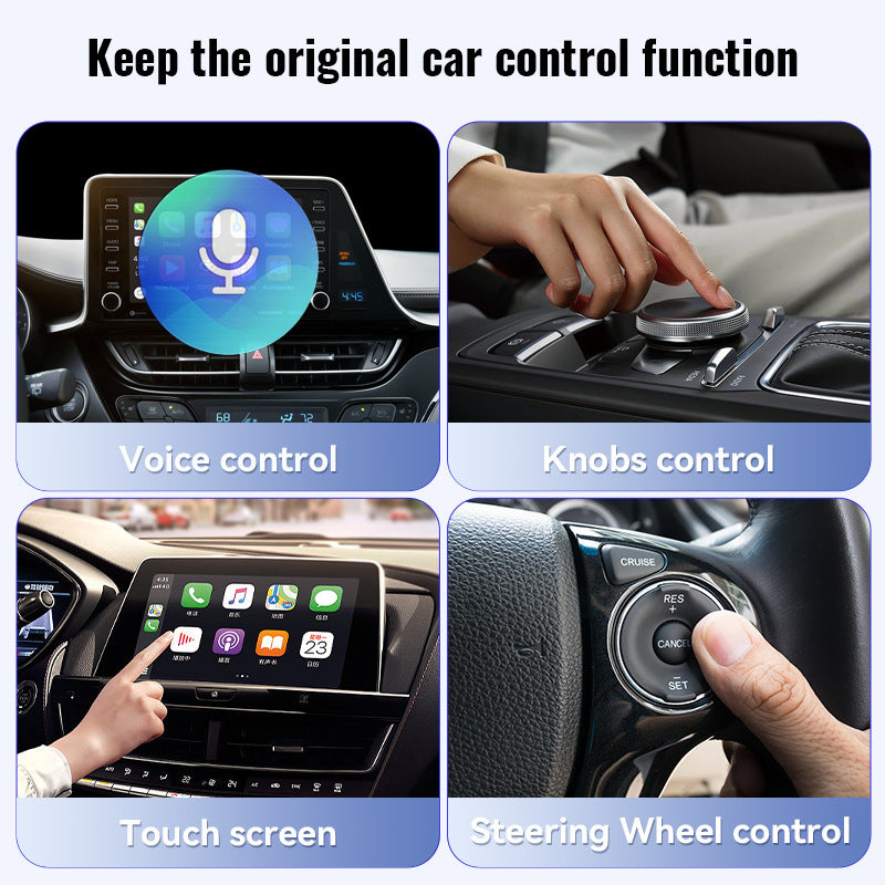 Carplay Smart Box 2-in-1 Upgrade Wireless Carplay Wireless Android Auto Mini-Portable