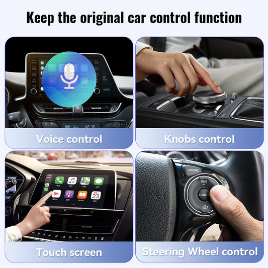 Carplay Smart Box 2-in-1 Upgrade Wireless Carplay Wireless Android Auto Mini-Portable