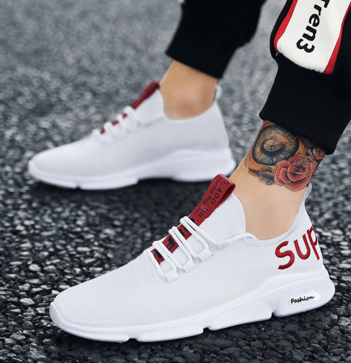 New men's sports shoes trend shoes fashion sports casual shoes students running shoes single shoes