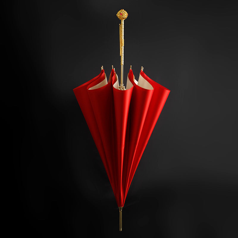 Linglong Ball Solid Color Design Art Craft Umbrella