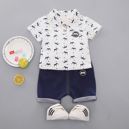 Half-sleeve suit shirt