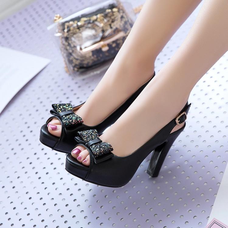 Bow high heel women shoes - FLIPSTYLEZLLC