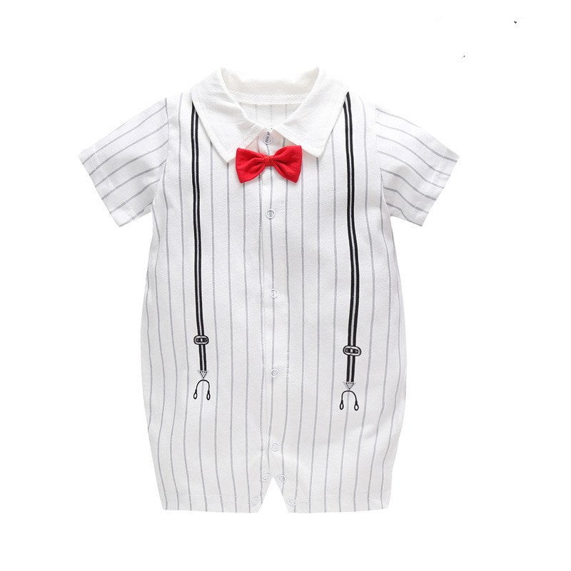 Men's baby onesie gentleman's dress