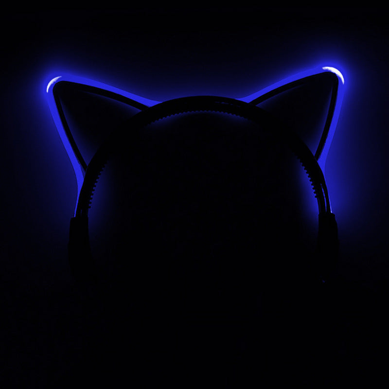 Cool Light Hair Hoop Halloween Led Cat Ears