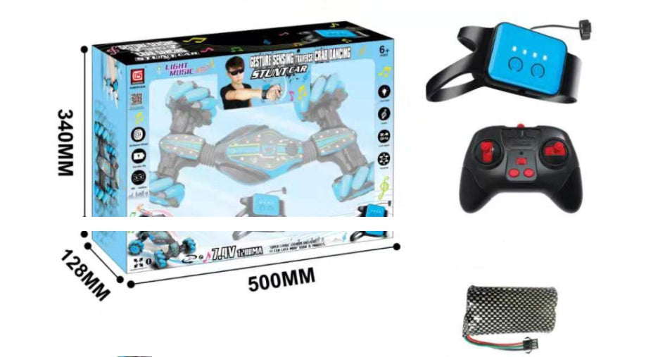 Remotely Deformed Car Twist Car Watch Induction Gesture Control Deformation Off-road Mode Flat Mode Avoid Obstacles