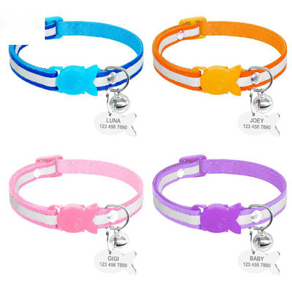 Collar Reflective Bell Adjustable Safety Buckle