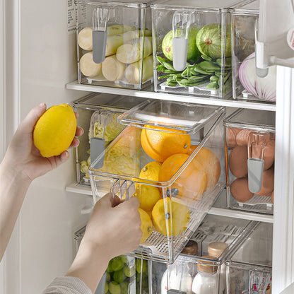 Household Food Storage Box With Drain