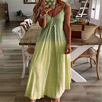 Tie-dye plus size sling jumpsuit