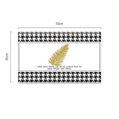 Diatomite soft foot pad absorbent quick drying antiskid bathroom mat