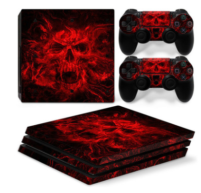 0131-0155 PS4 Pro game machine host Sticker Anti scraping geometric pattern sticker