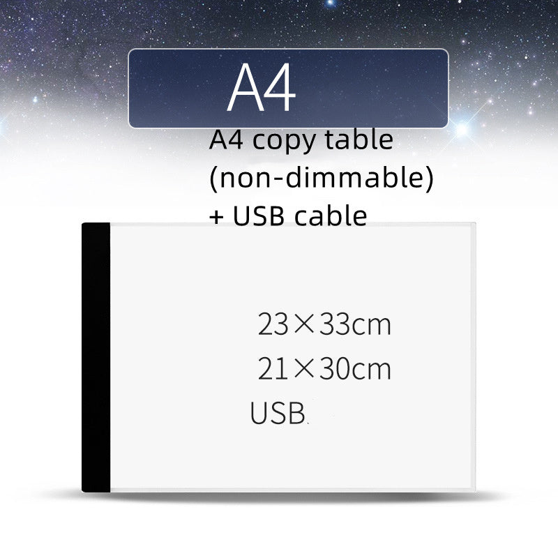 A4 Copy Table LED Copy Table Light-emitting Board