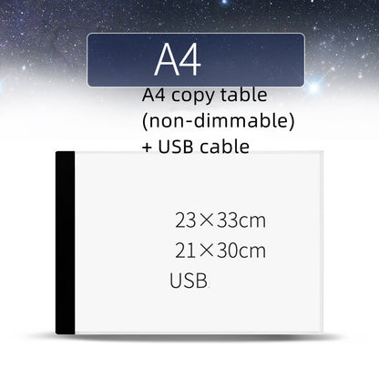 A4 Copy Table LED Copy Table Light-emitting Board
