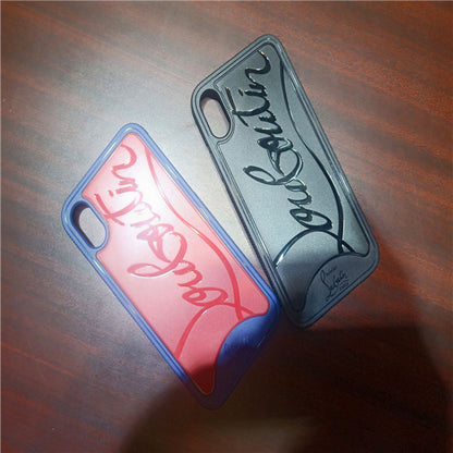 Red bottom rivet phone case