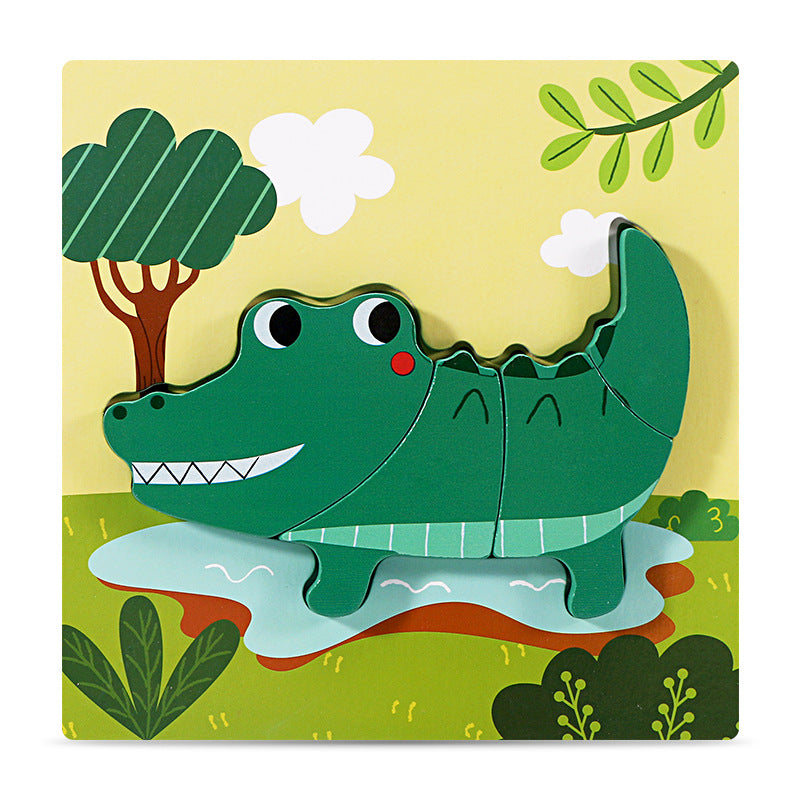 Three-dimensional puzzle for children