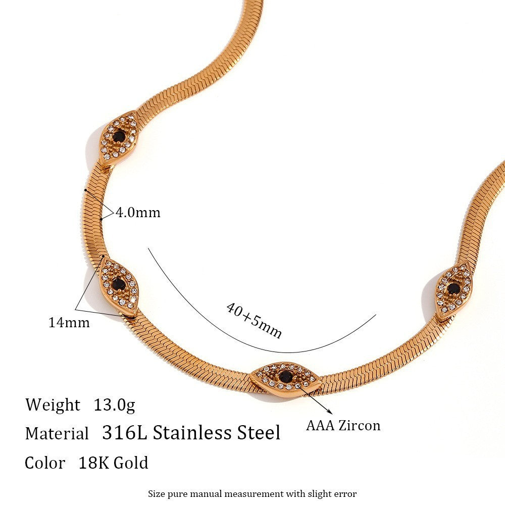 Fashionable And Personalized Retro Titanium Stainless Steel Necklace