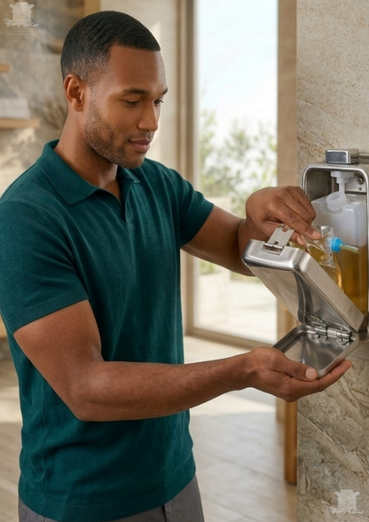 Airtight Ceramic Bathroom Soap Dispenser with Rust-Proof Pump