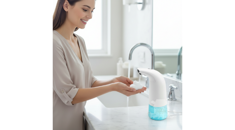 Automatic Foaming Soap Dispenser - Touchless Infrared Sensor for Kitchen & Bathroom