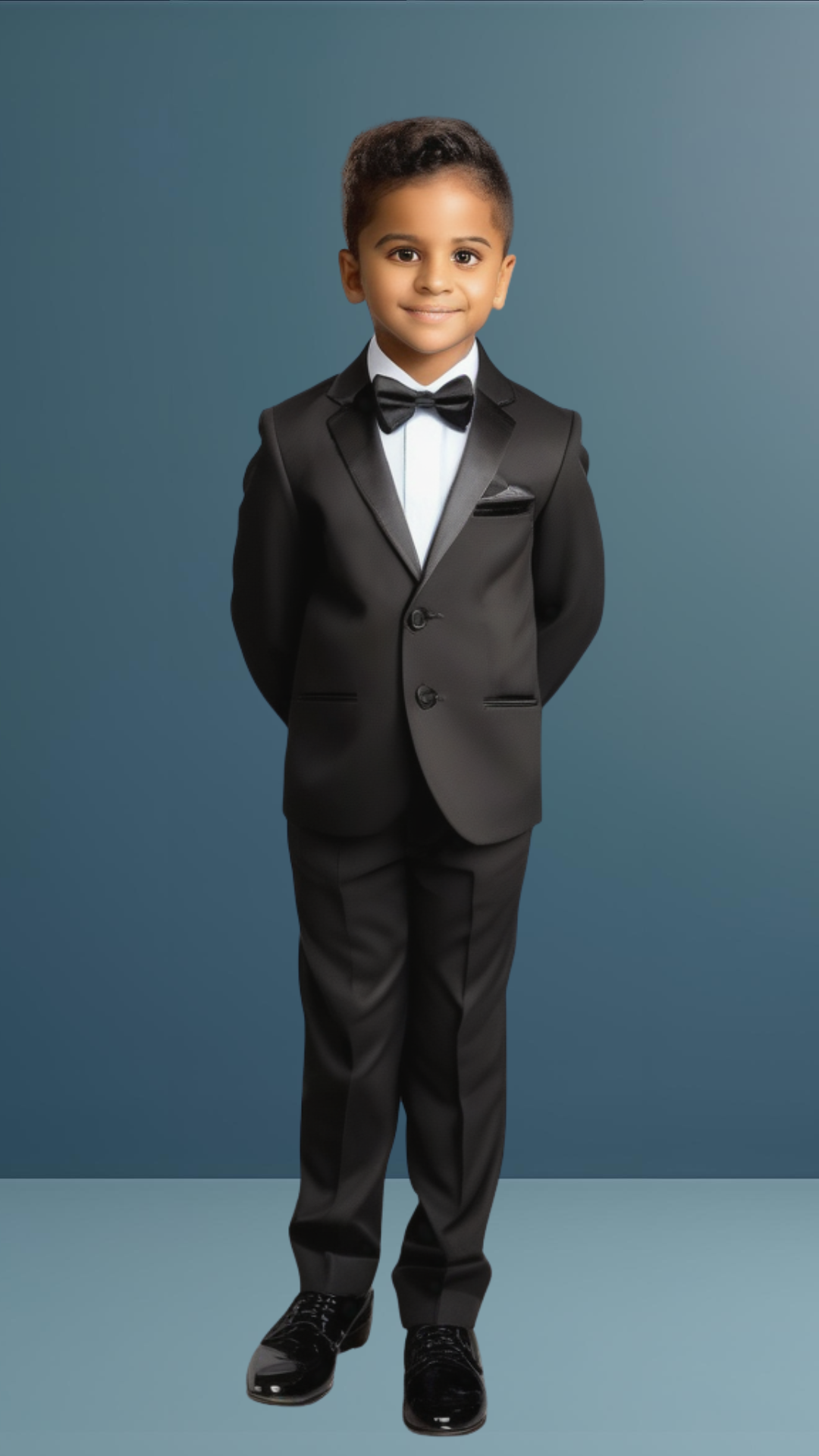 BLACK SUIT FOR Children's BOY CHURCH OR SCHOOL PICTURE