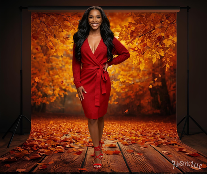 New Red Fall/Autumn Winter Knitted Sweater Dress for women