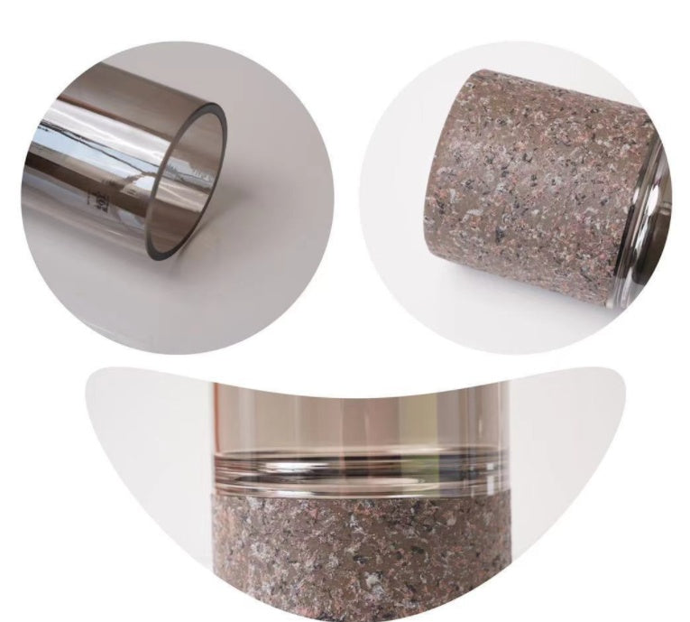 Nordic Light Luxury Straight Glass Vase