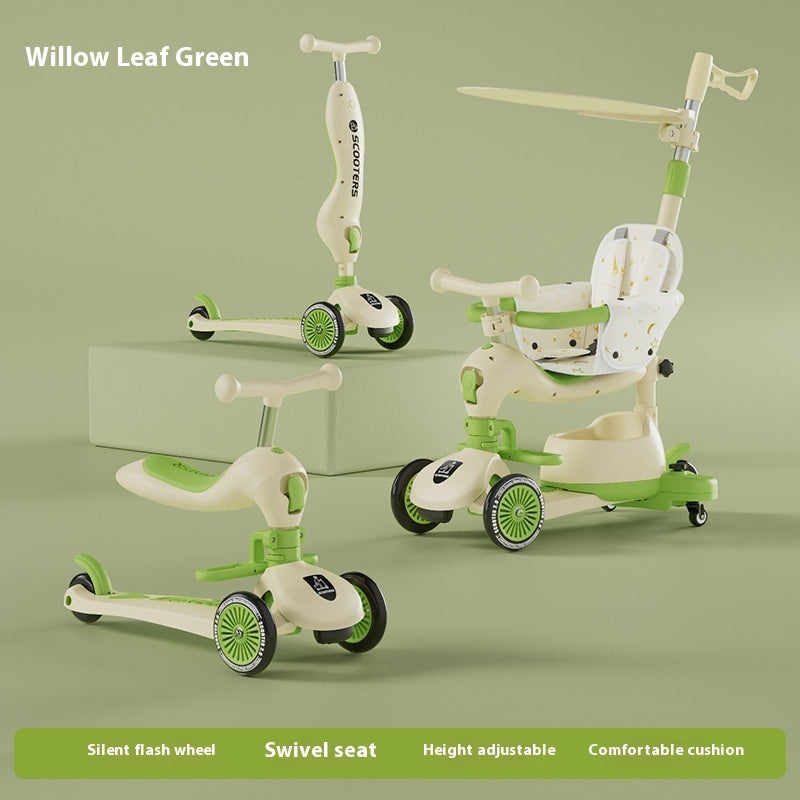 Children's Scooter Multifunctional Music Flash Scooter