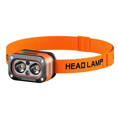 High-Intensity LED Motion-Sensor Headlamp Waterproof Head-Mounted Fishing Light