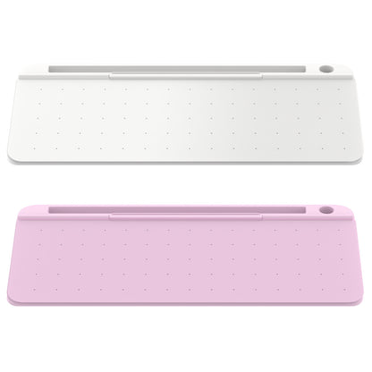 Computer Desktop Keyboard Portable Erasable Message Note Board Office Storage Box