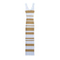 European And American Hot Girl Double V-neck Color Sleeveless Knitted Dress Intellectual Elegant Skinny Sheath