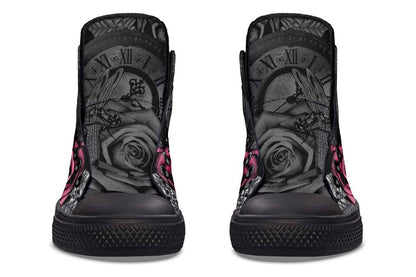 Printed Couple High-top Canvas Shoes