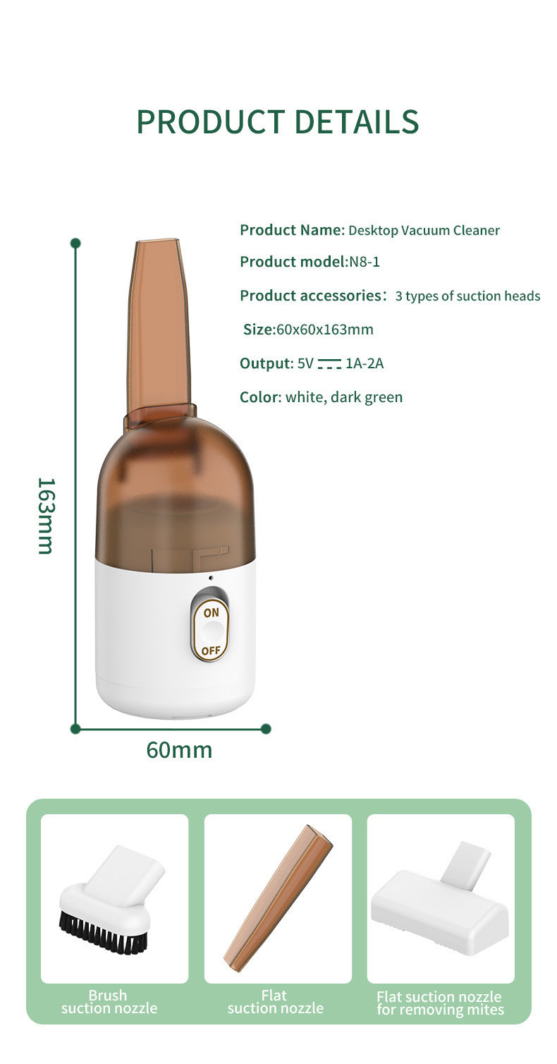 Vacuum Cleaner Mites Instrument Portable Mini High Power