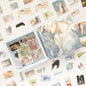 200 Pc Box Set Washi Paper Stickers Stationery Diary Decoration