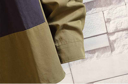 Loose And Irregular Casual Plus Size Men's Shirt